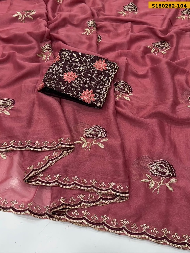 Fancy Star Georgette Sarees