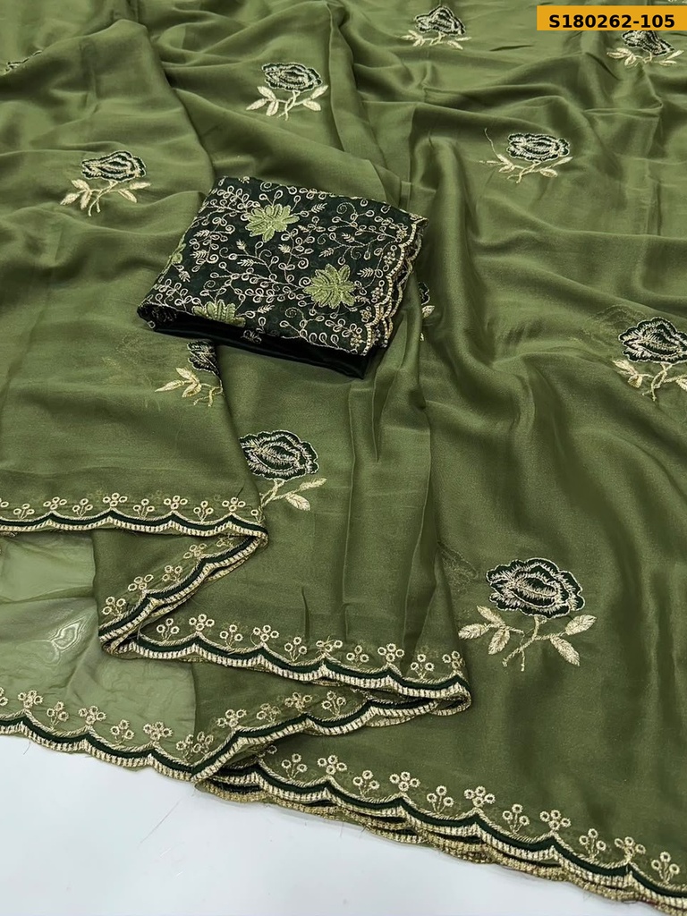 Fancy Star Georgette Sarees