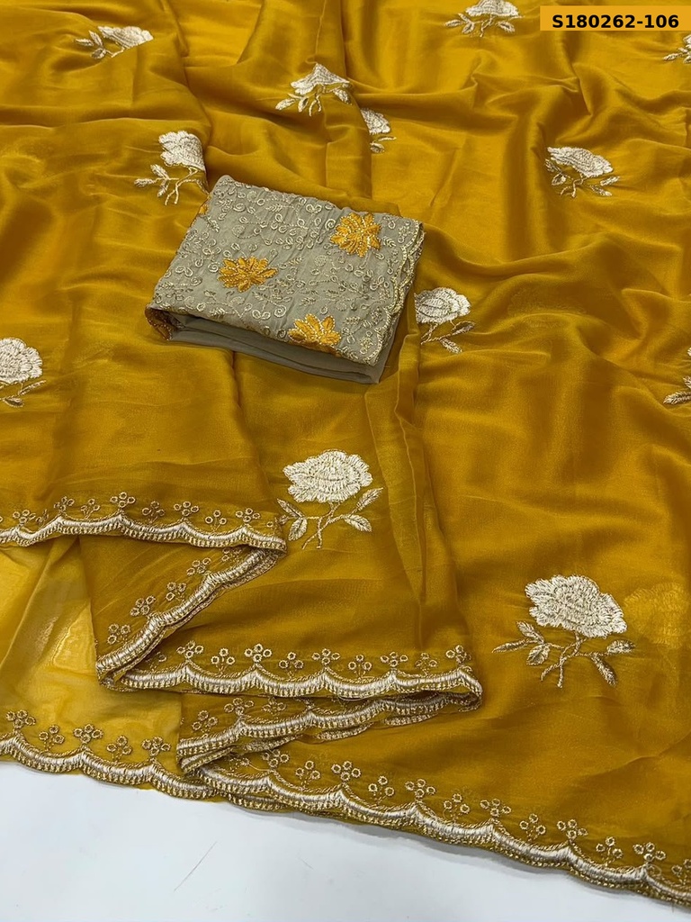 Fancy Star Georgette Sarees