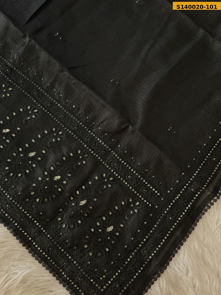 Kota Doriya Thread Work Saree