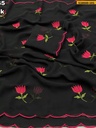 Fancy Faux Georgette Saree(S-60) 13365