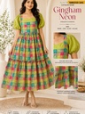Fancy Chanderi Cotton  Maxi