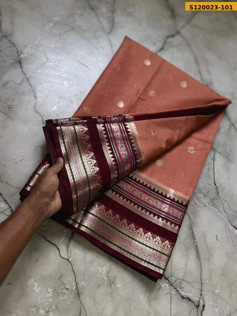 Banarasi Semi Georgette Soft Silk Saree