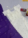 Fancy Chinnon Silk Embroidered Gown With Dupatta