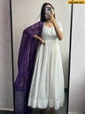 Fancy Shimmer Chiffon Gown