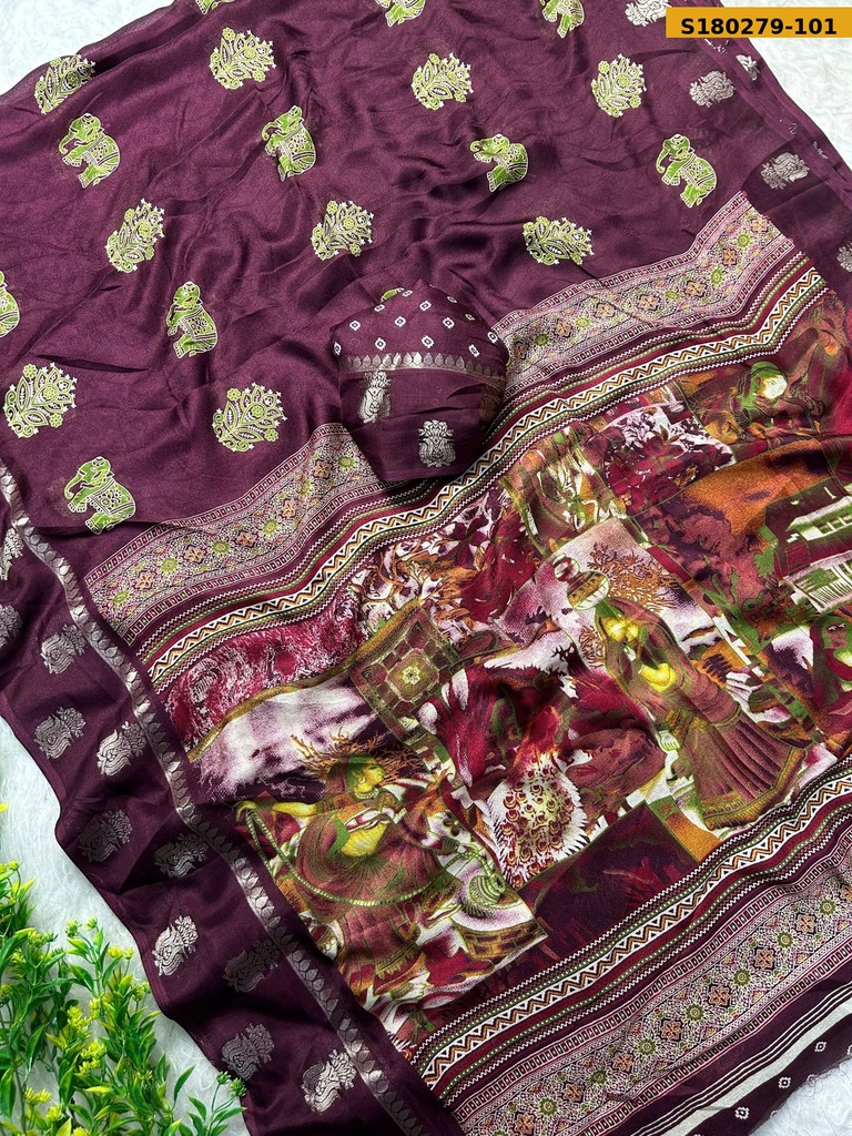 Fancy Marshmellow Saree
