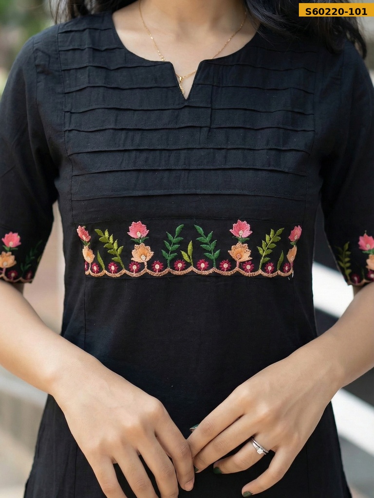 Fancy Cotton Kurti pant set