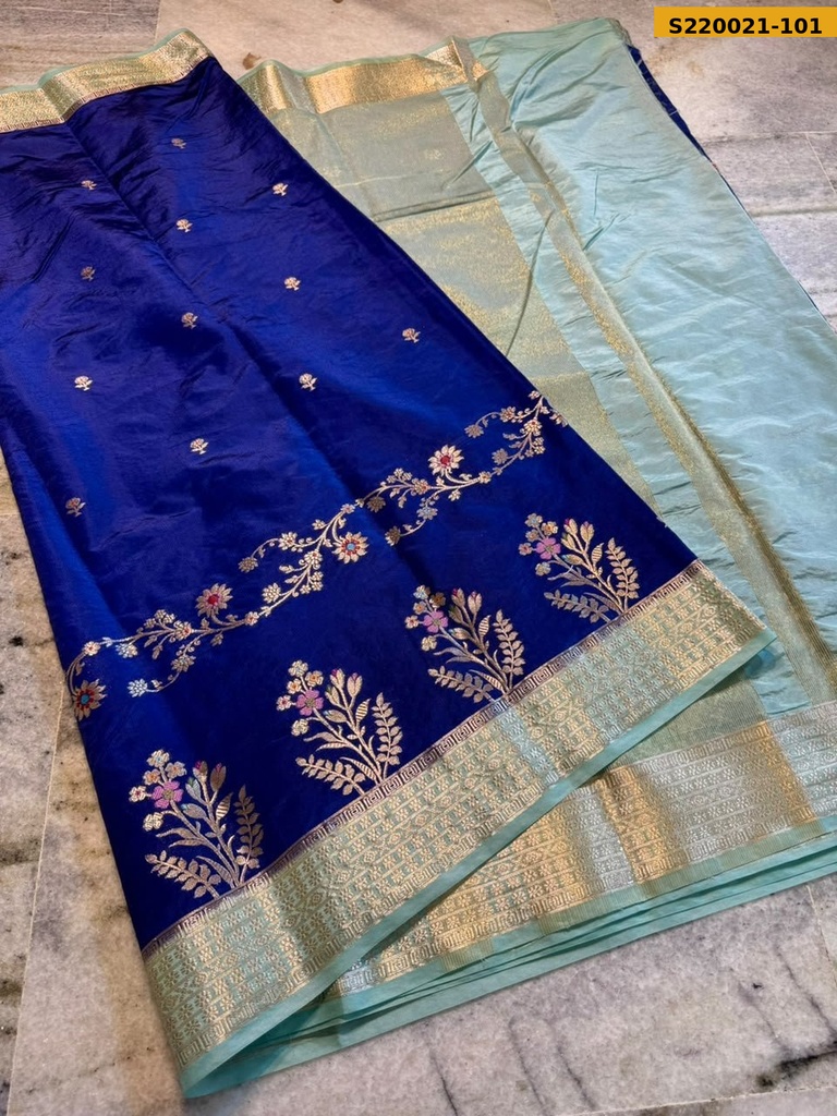 Banarasi Raw Mango Soft Silk Saree