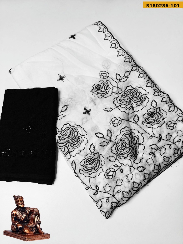Fancy Star Georgette Saree