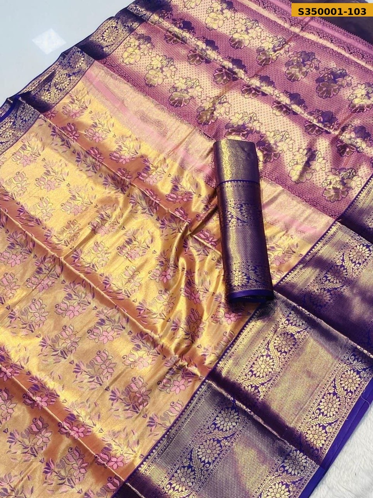 Fancy Kanjivaram Semi Silk Saree