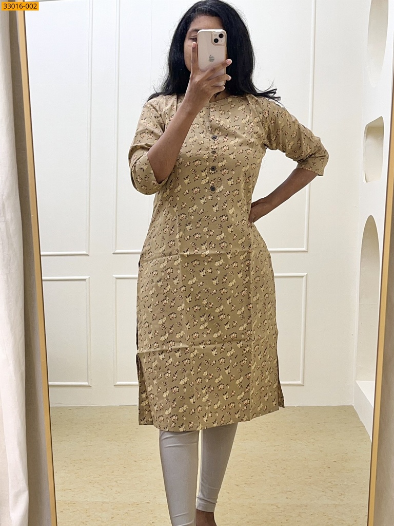 [33016-002-M] Matty Cotton Printed Kurti