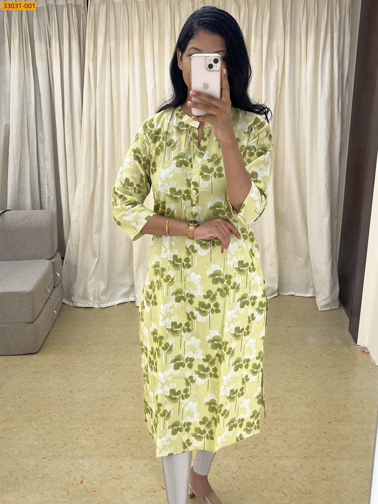 Soft Rayon Cotton Printed Kurti
