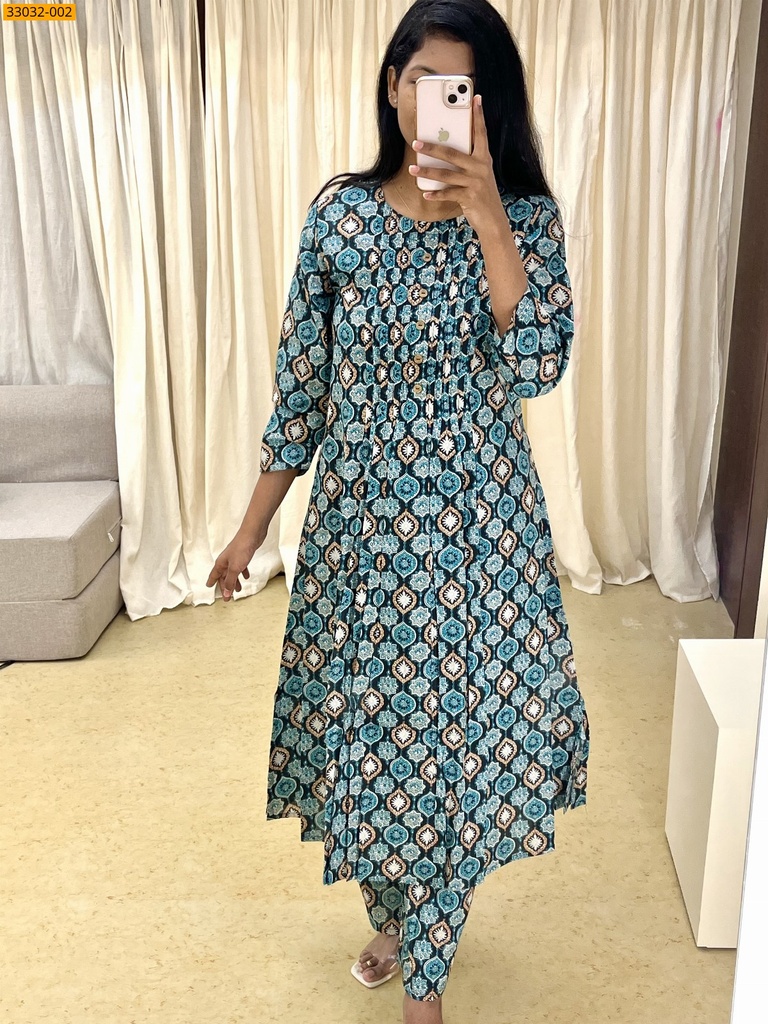 Soft Rayon Cotton Co-ord Readymade Set