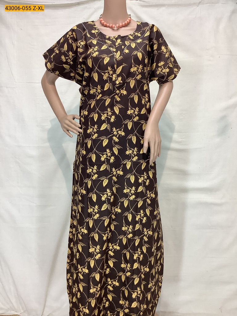 Cotton Printed Galaxy Nighty