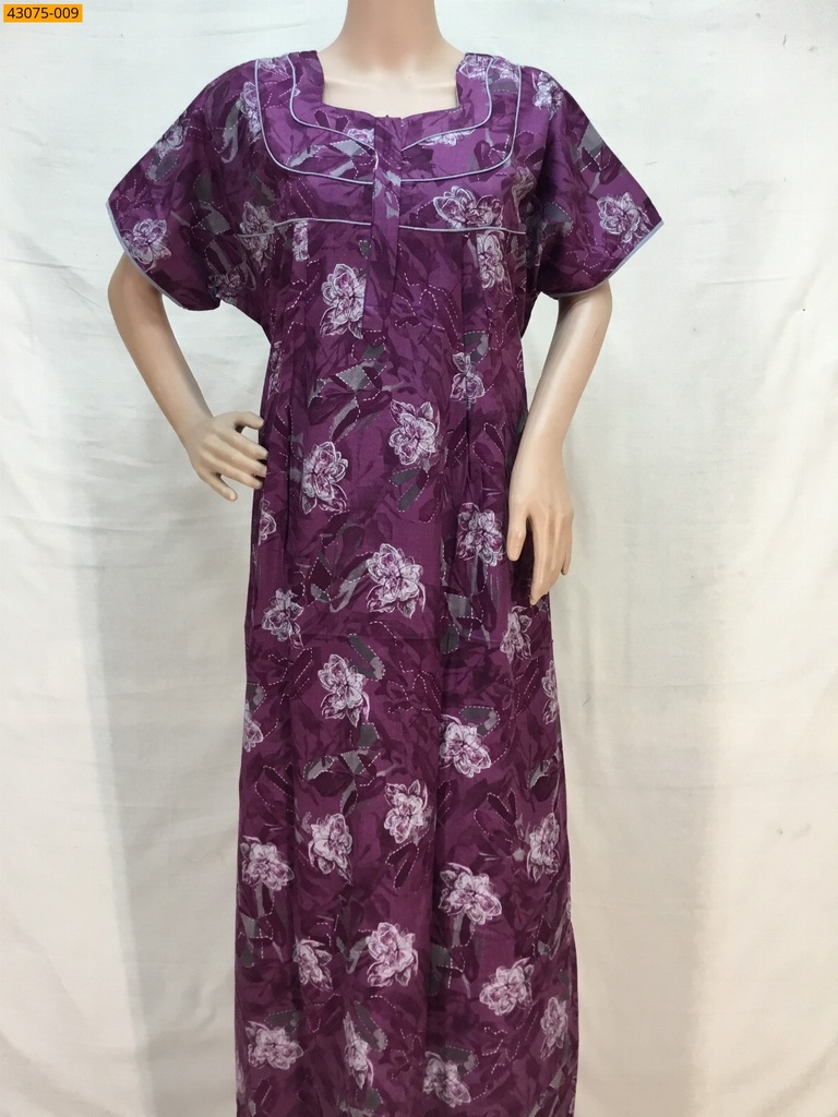 [43075-009-L] Premium Alphine Regular Fit Nighty (L, 43075-009)