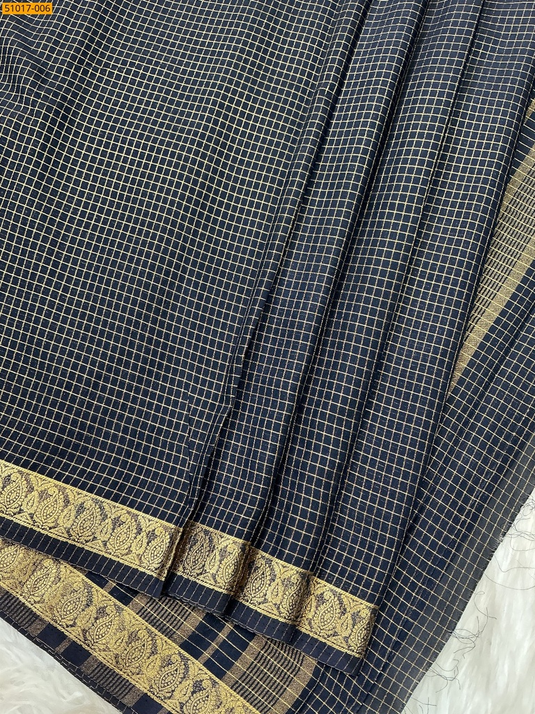 Fancy Mysore Crepe Silk Saree