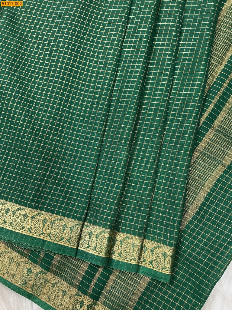 Fancy Mysore Crepe Silk Saree