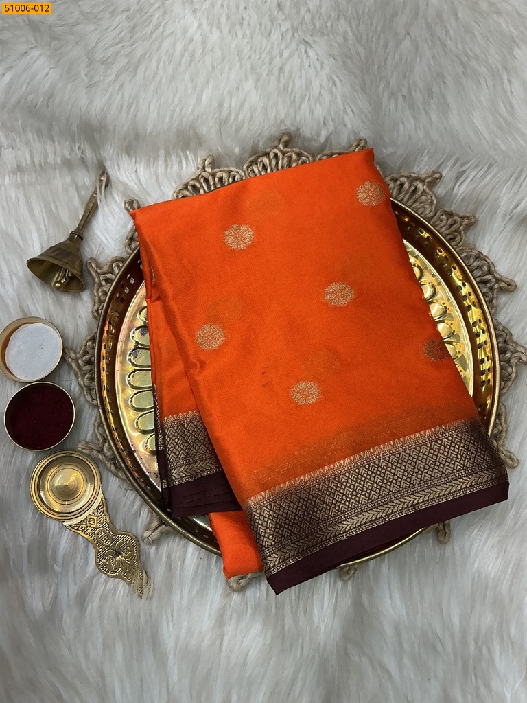 Mysore Crepe Silk Butta Saree
