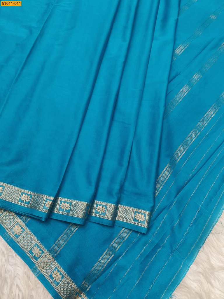 [51011-011] Mysore Crepe Silk Saree (51011-011)