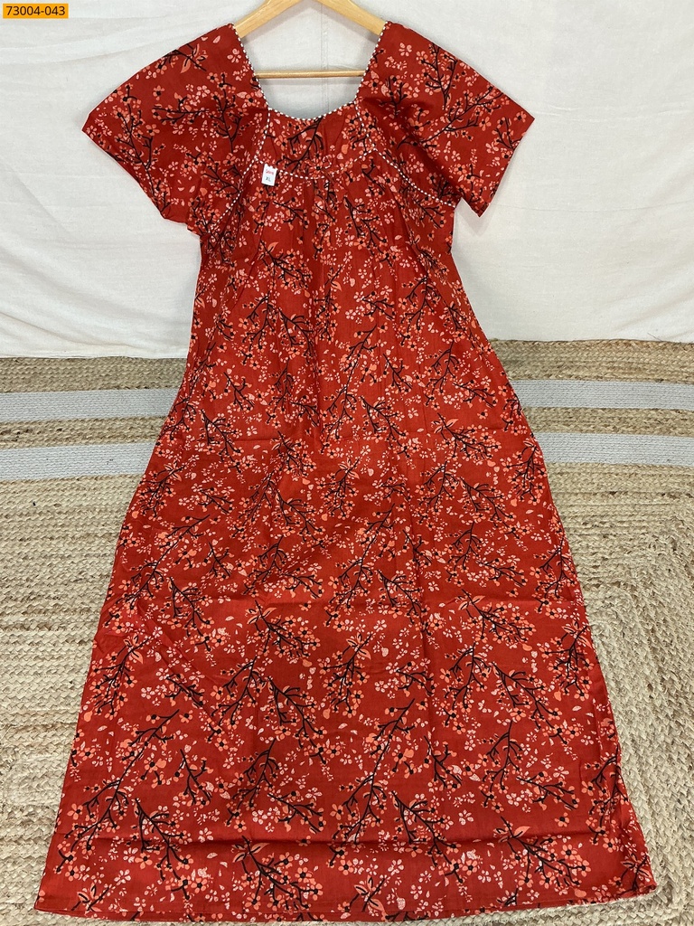 Cotton Printed Galaxy Nighty