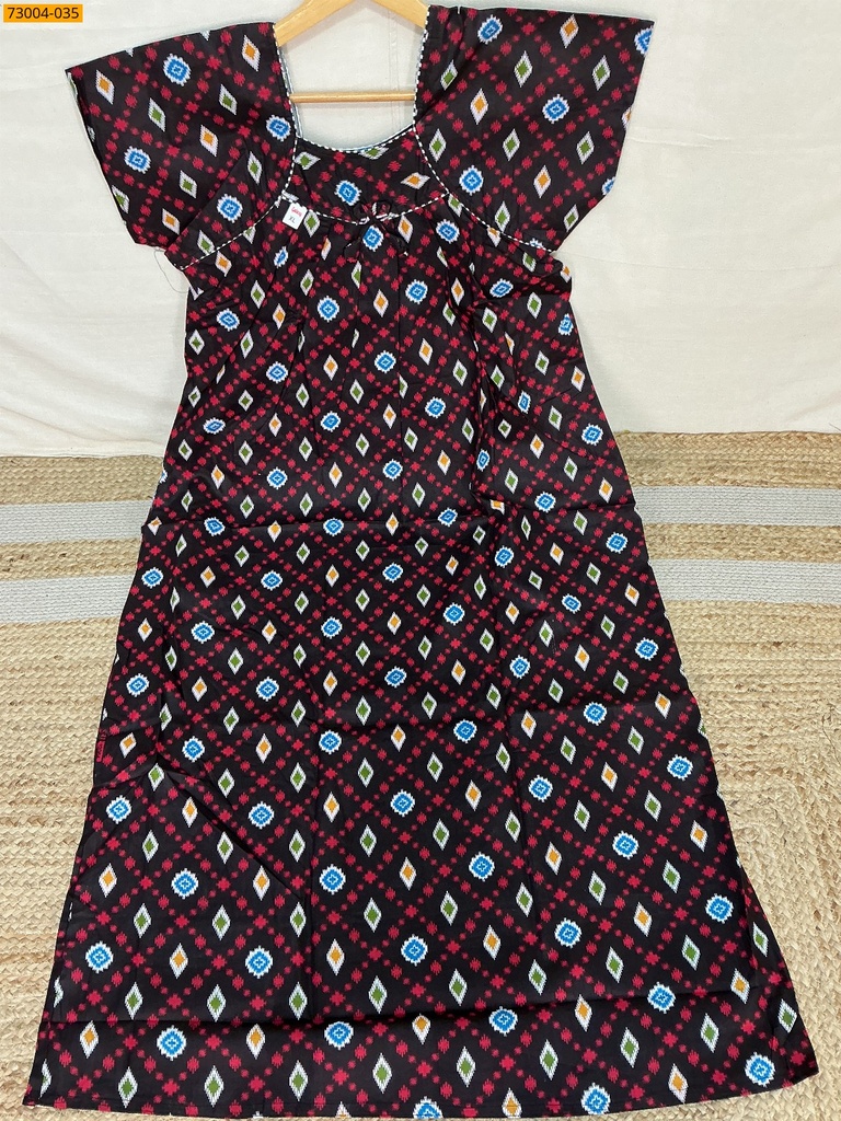 Cotton Printed Galaxy Nighty