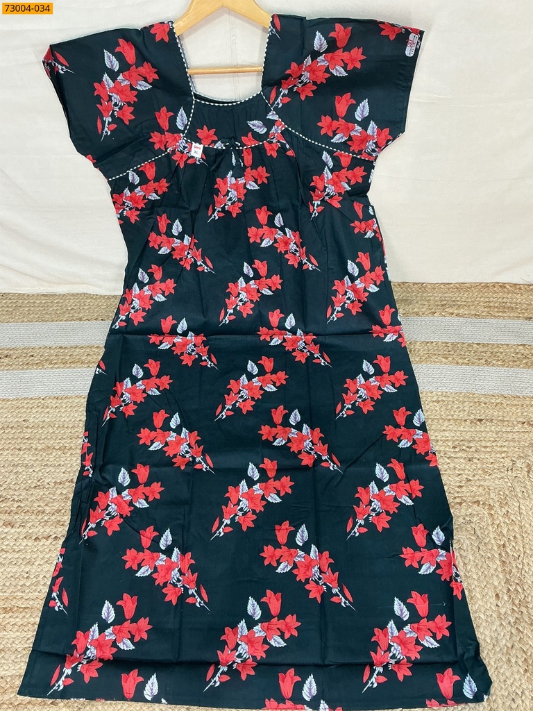 Cotton Printed Galaxy Nighty