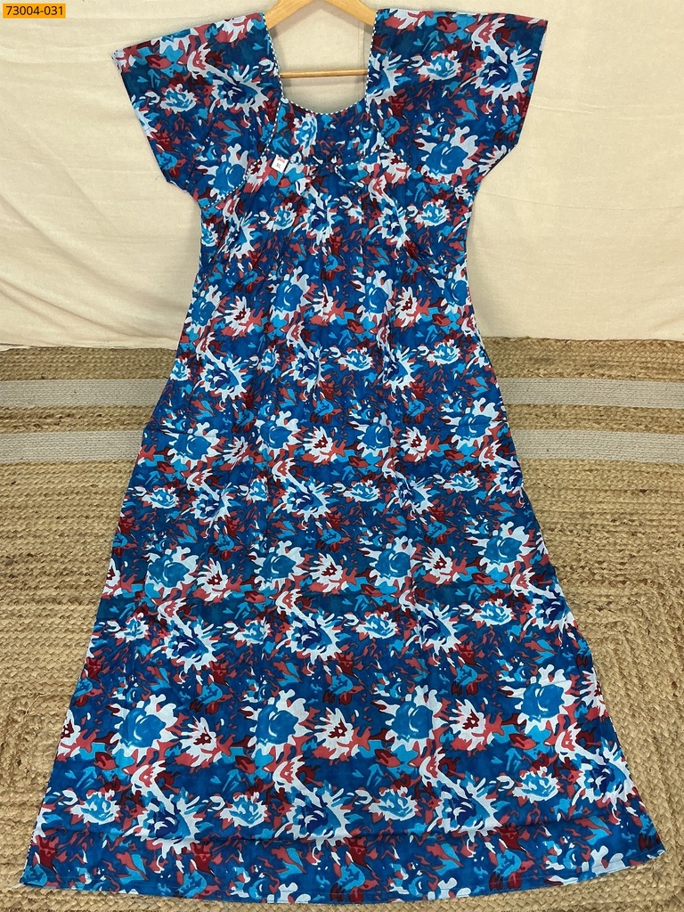 Cotton Printed Galaxy Nighty