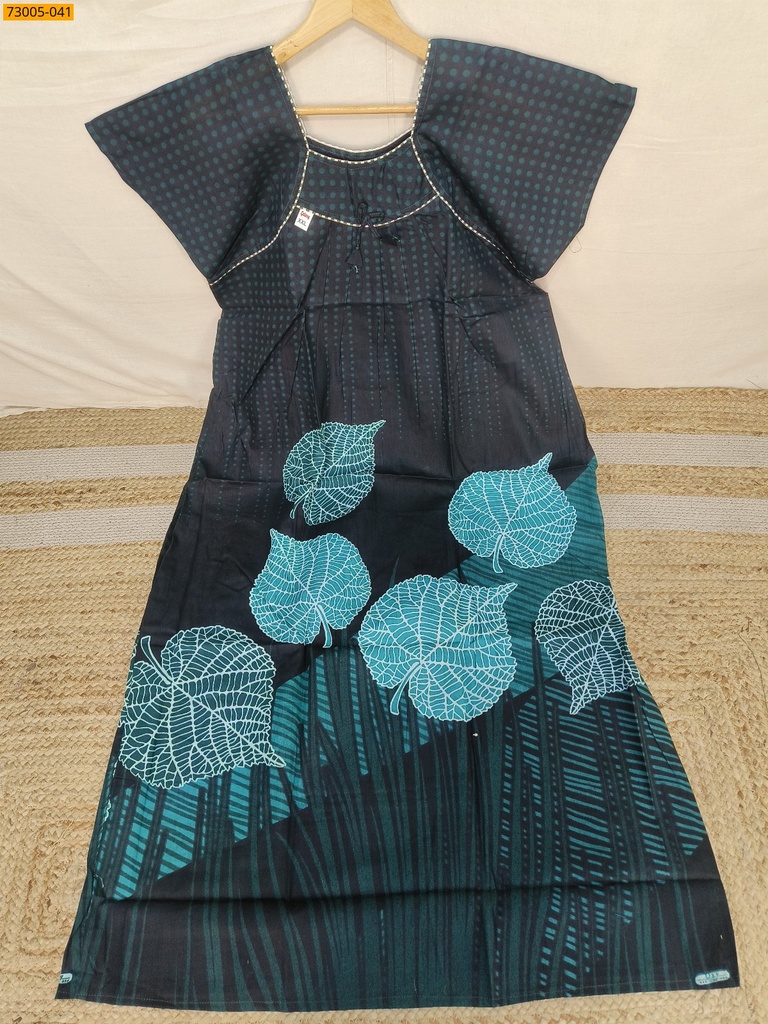 Cotton Printed Galaxy Nighty