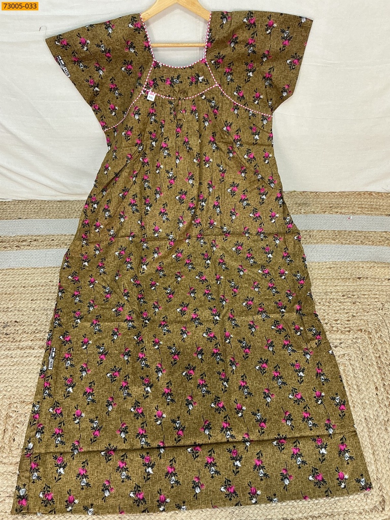 Cotton Printed Galaxy Nighty