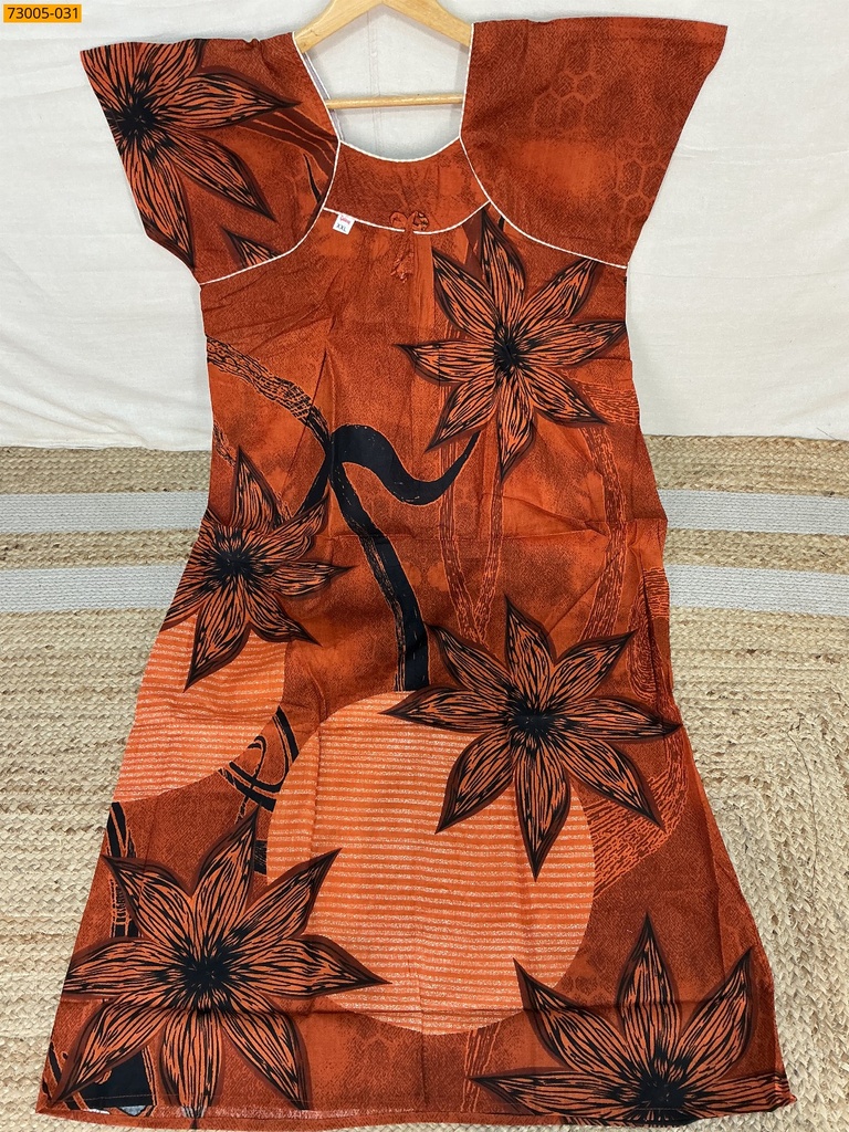 Cotton Printed Galaxy Nighty