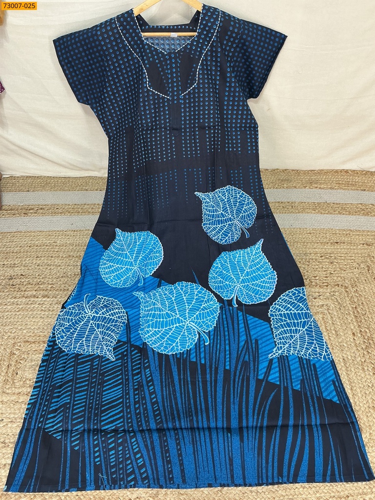 Cotton Printed Galaxy Nighty