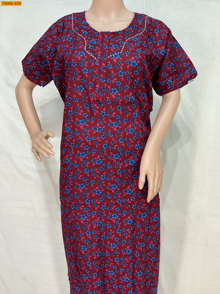 Cotton Printed Galaxy Nighty