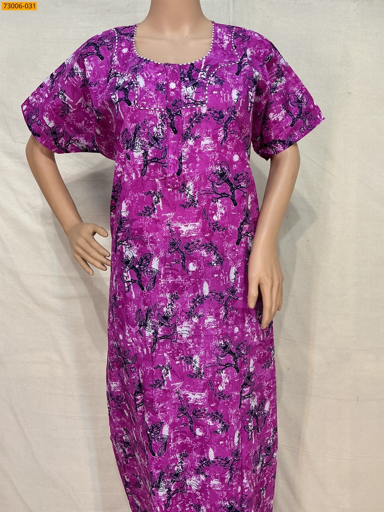 Cotton Printed Galaxy Nighty