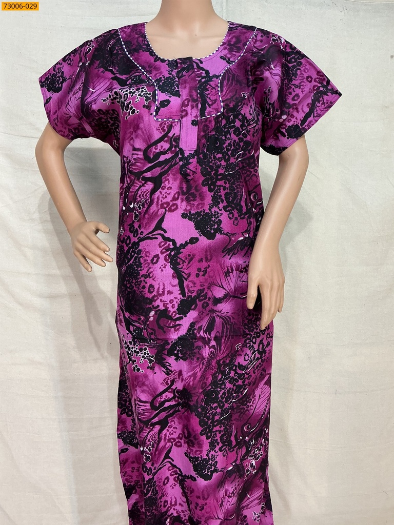 Cotton Printed Galaxy Nighty