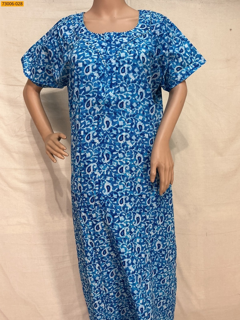Cotton Printed Galaxy Nighty