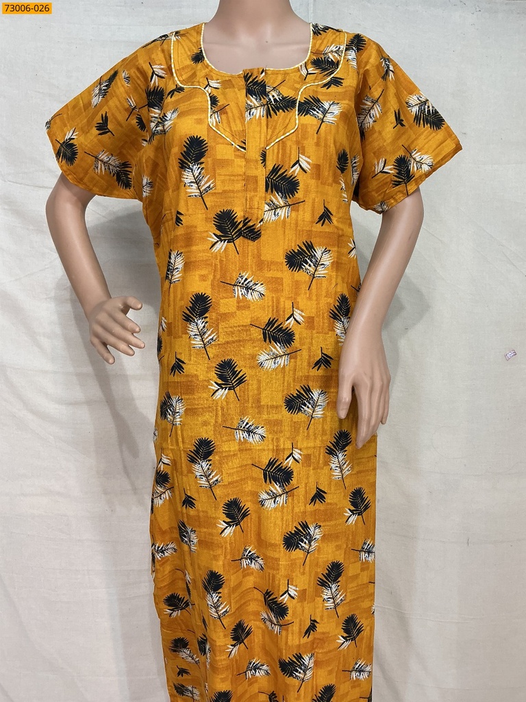 Cotton Printed Galaxy Nighty