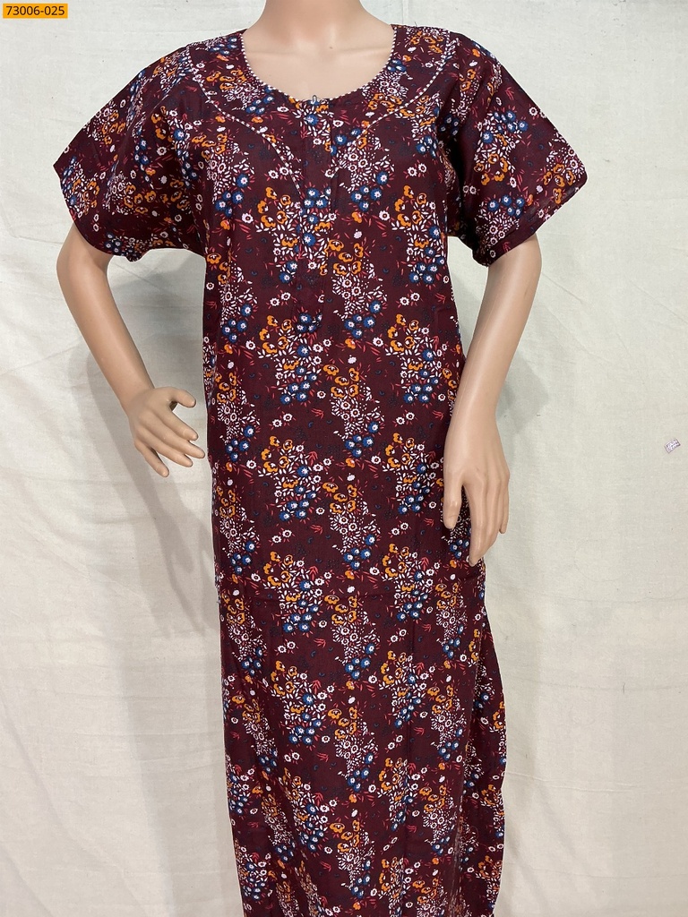 Cotton Printed Galaxy Nighty