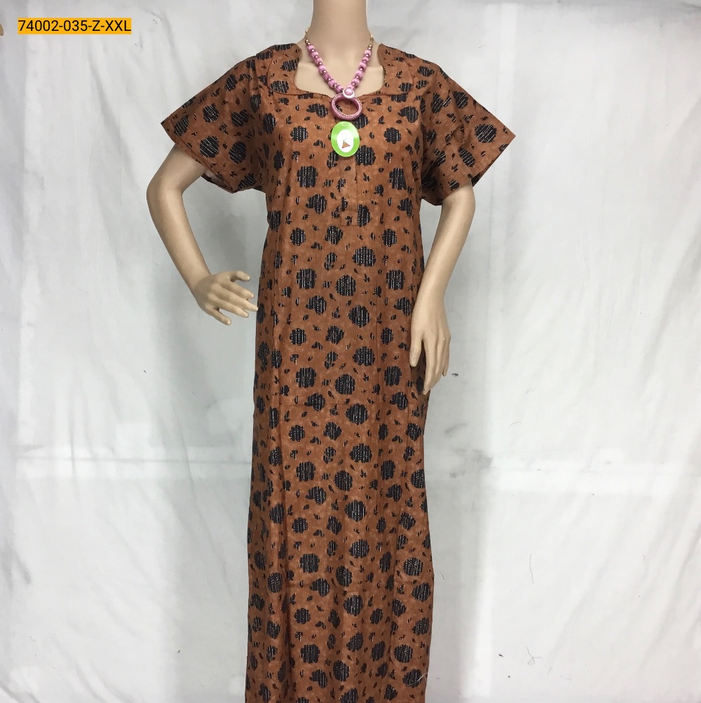 [74002-035-XXL] Mangai Cotton Printed Nighty-XXL (74002-035)