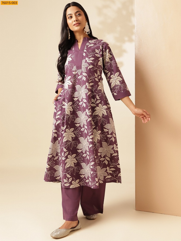 Fancy cotton kurti Palazza set