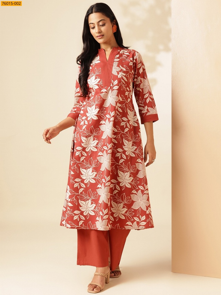 Fancy cotton kurti Palazza set