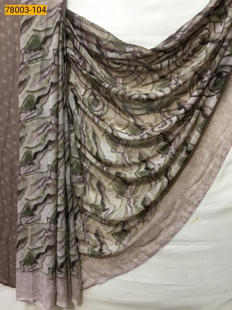 chiffon printed sarees
