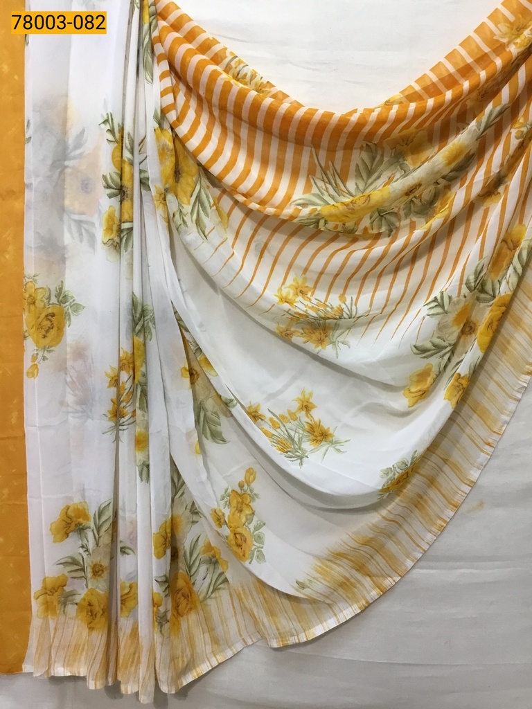 chiffon printed sarees