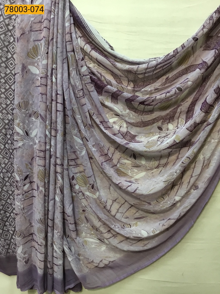 chiffon printed sarees