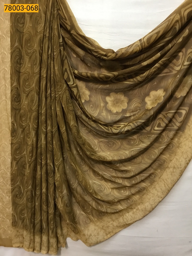 chiffon printed sarees