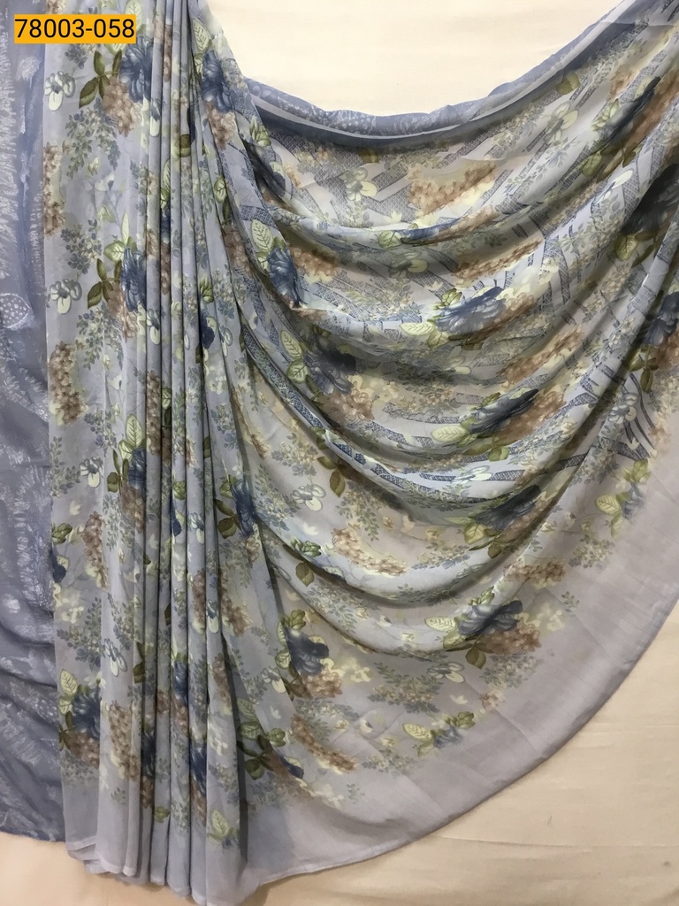 chiffon printed sarees