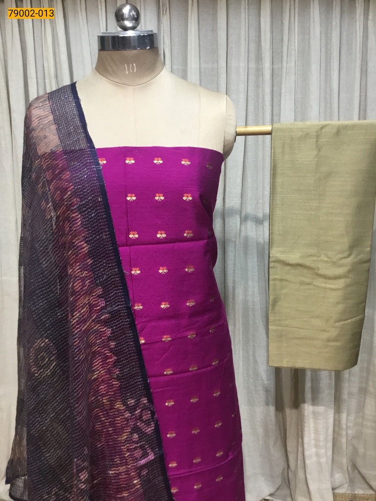 [79002-013] Handloom Chudidhar Material (79002-013)