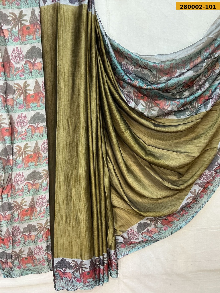 [280002-101] Zara Crepe Silk Saree (280002-101)