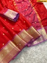 Fancy Banarasi Soft Katan Silk Saree