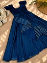 Fancy Vichithra Silk Gown & Coat