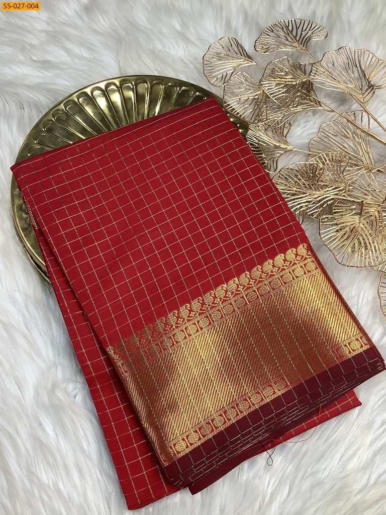 [S5-027-004] Banras katan Silk Saree
